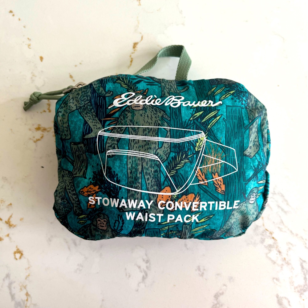 Eddie Bauer Stowaway Convertible Waist Pack NWOT